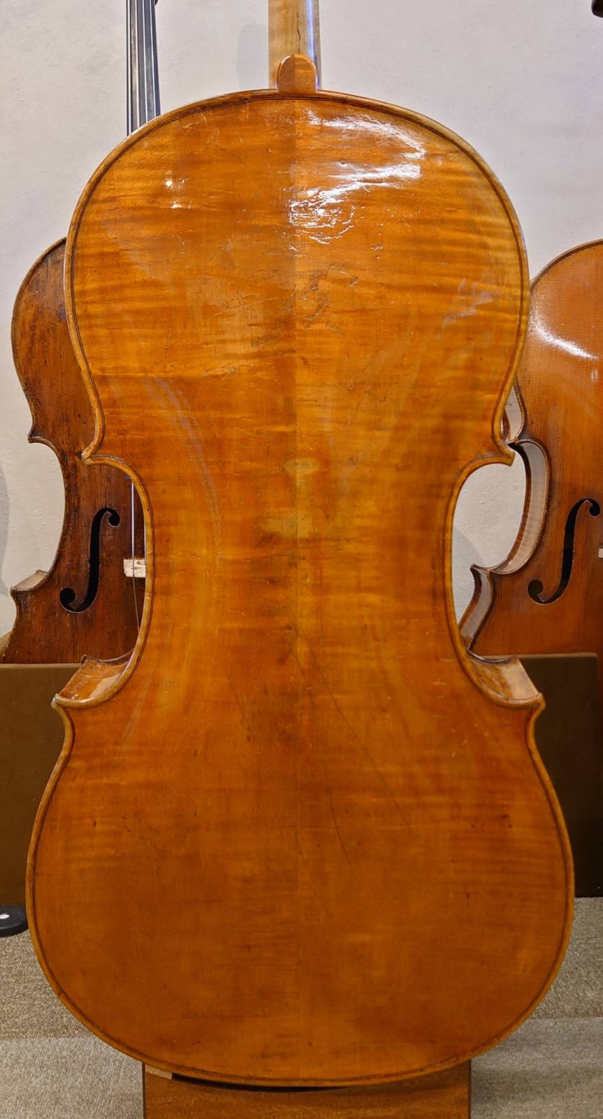 Cello Label Mathias Neuner Mittenwald ca.1880
