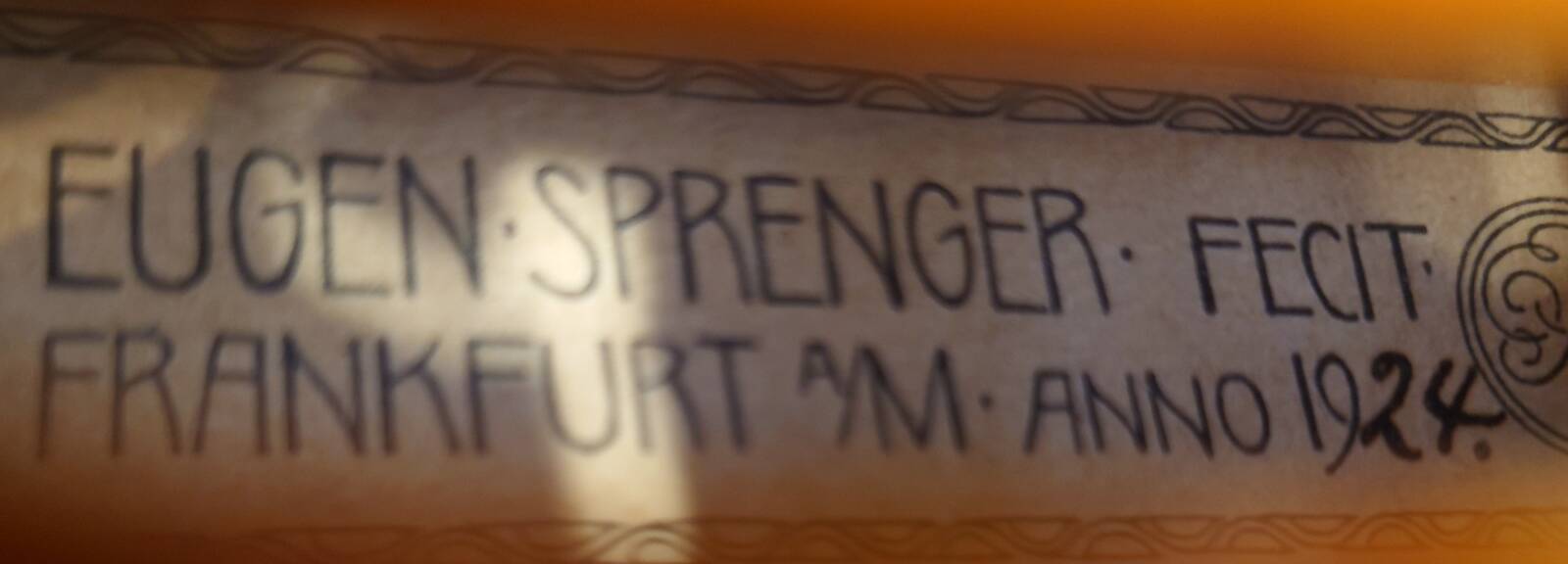 Eugen Sprenger(I) Frankfult ca.1924